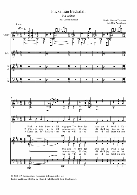 Flicka från Backafall