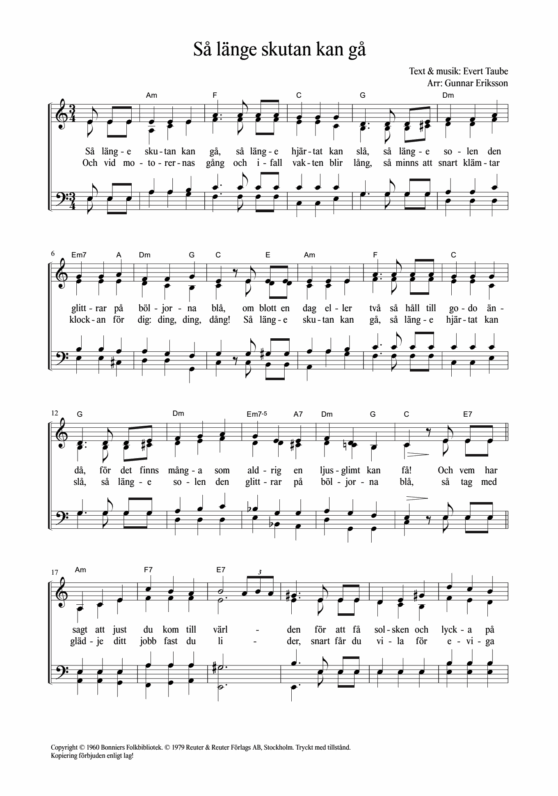 Så länge skutan kan gå