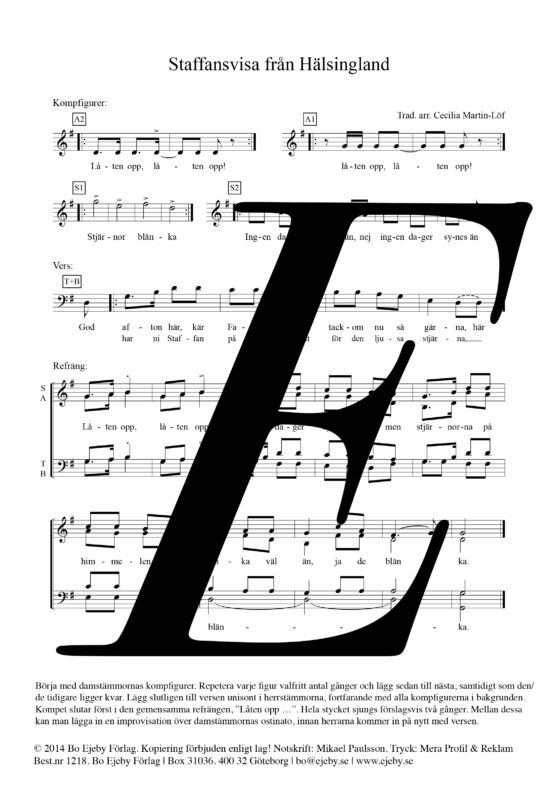 Staffansvisa från Hälsingland