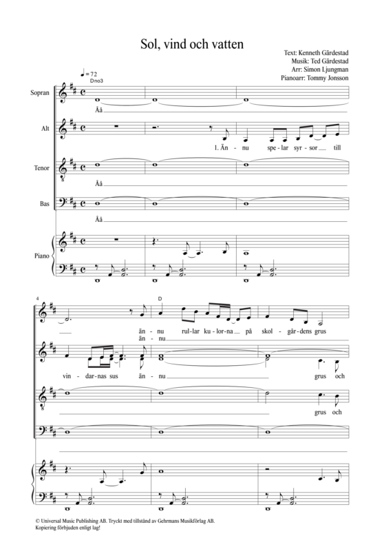 Sol, vind och vatten